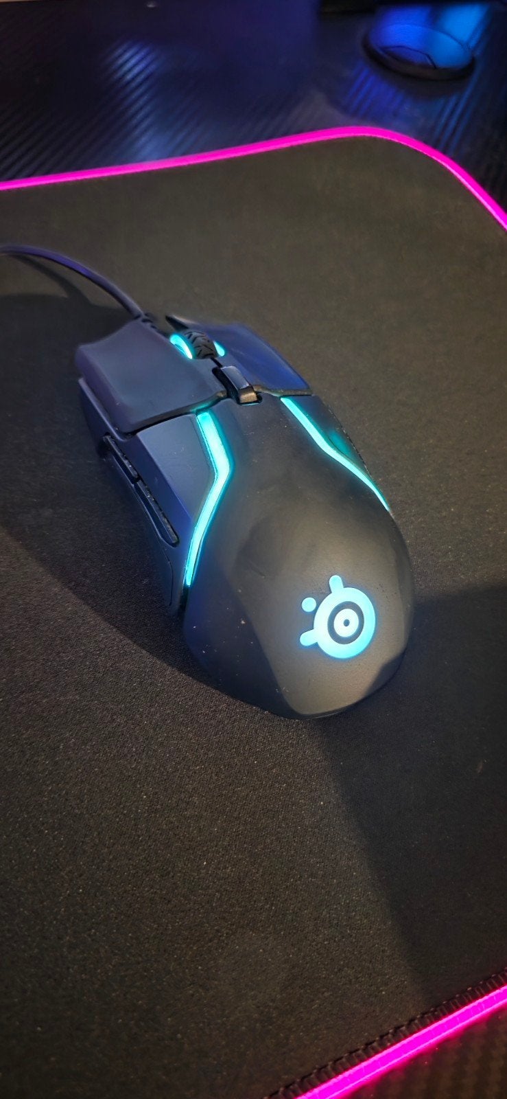 SteelSeries Rival 600 Gaming Muis, Computers en Software, Muizen, Zo goed als nieuw, Muis, Rechtshandig, Bedraad, Gaming muis