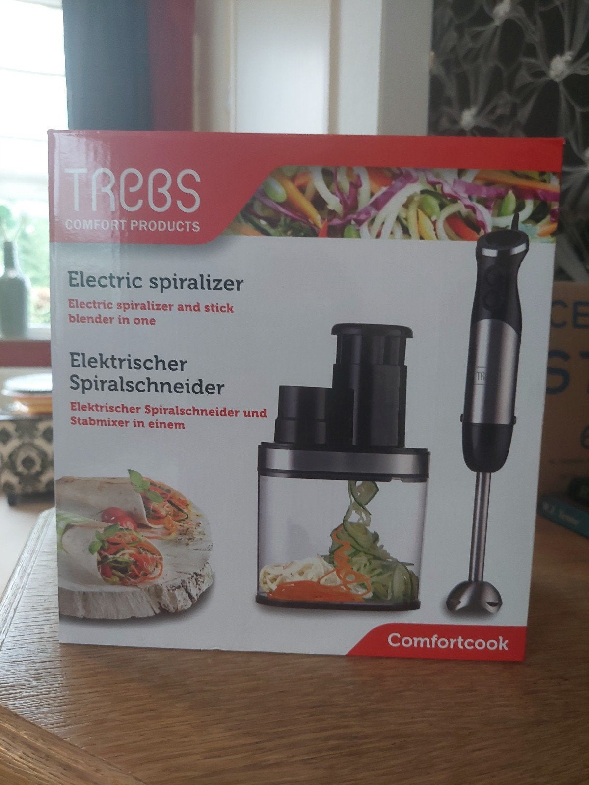 Trebs Elektrische Spiraalsnijder en Staafmixer 2-in-1, Ophalen, Nieuw