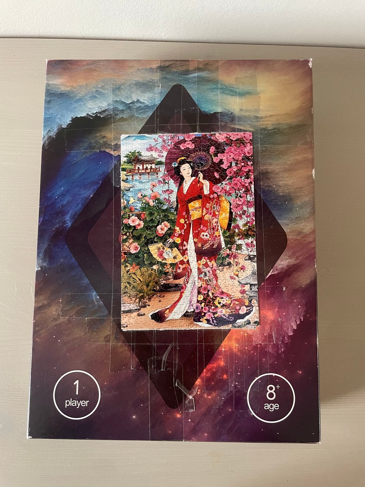 Puzzel 1000 stukjes compleet - Japanse Geisha, Ophalen of Verzenden, 500 t/m 1500 stukjes, Gebruikt, Legpuzzel