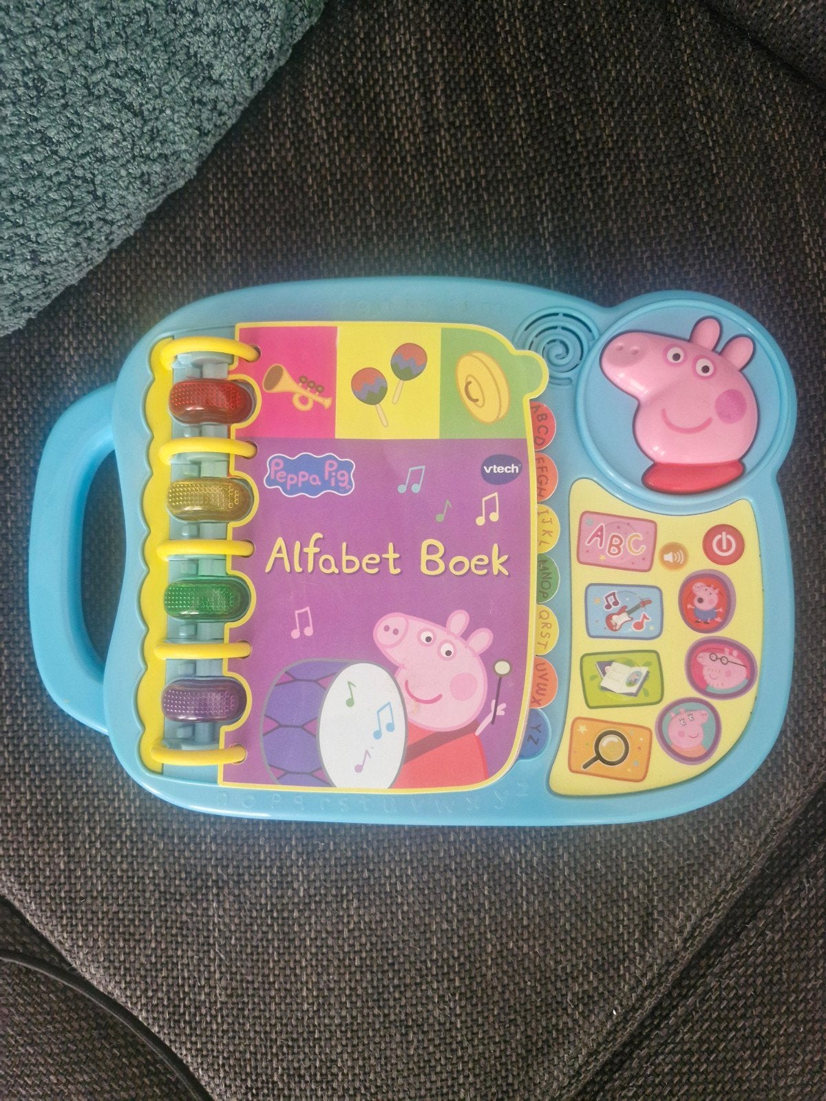 VTech Peppa Pig Alfabet Boek - Interactief Speelgoed, Ophalen of Verzenden, Gebruikt, Overige typen, Met geluid