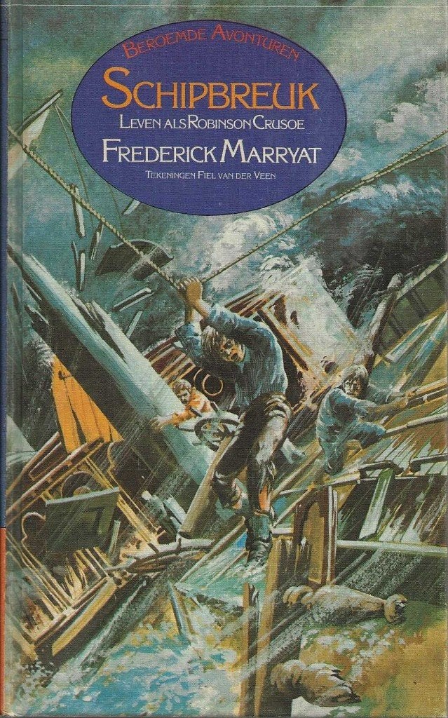 Schipbreuk-Leven als Robinson Crusoë-Vert: Hans Dorrestijn^^, Ophalen of Verzenden, Zo goed als nieuw, Frederick Marryat