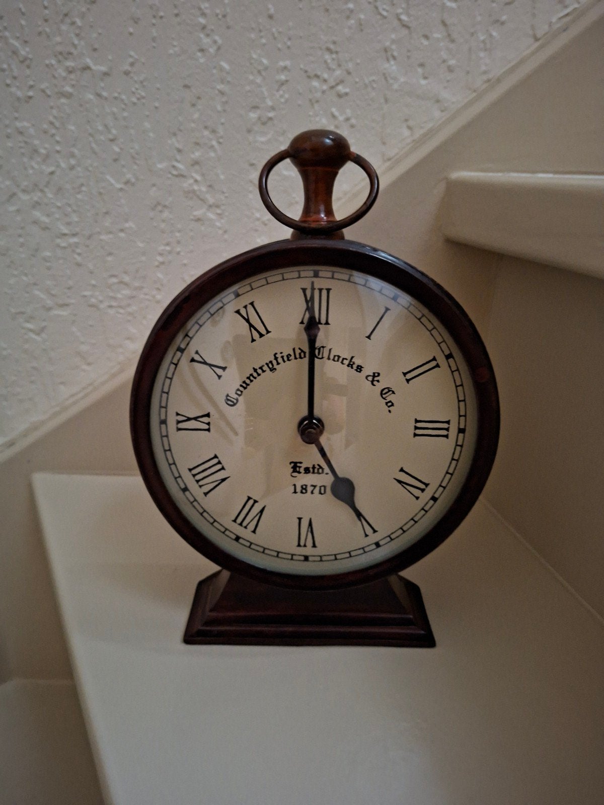 Antieke Tafelklok - Countryfield Clocks & Co. 1870, Antiek en Kunst, Antiek | Klokken, Ophalen of Verzenden