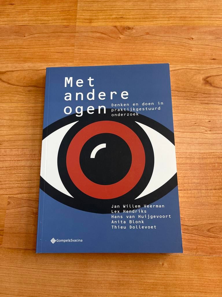 Met andere ogen: Denken en doen in praktijkgestuurd onderzoe, Ophalen of Verzenden, Gamma, Zo goed als nieuw, HBO