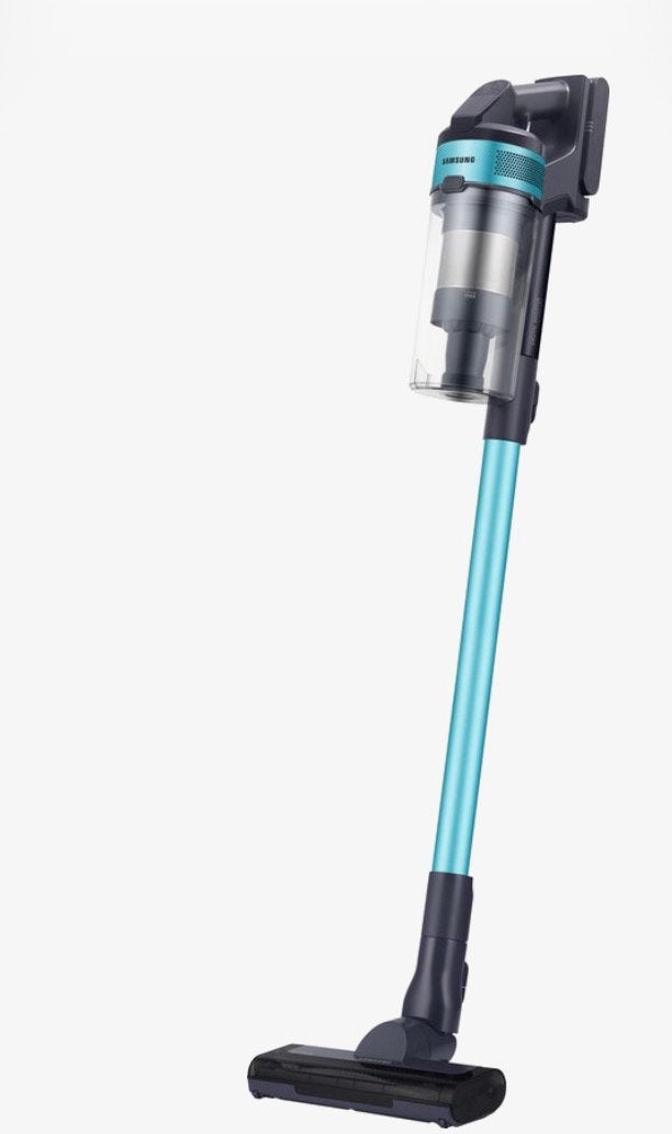Samsung Jet 60 Turbo- Steelstofzuiger, mintgroen, Ophalen, Oplaadstation, Zo goed als nieuw, Reservoir