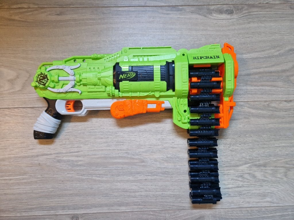 NERF Zombie Strike Ripchain - Blaster, Ophalen, Zo goed als nieuw