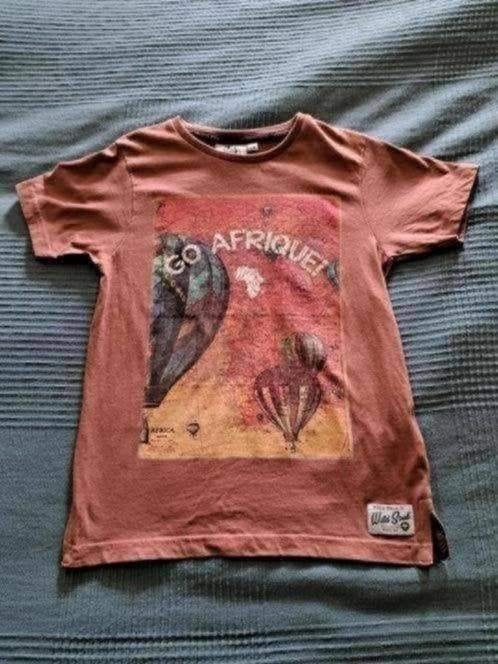 Stoer Stone Kids shirt maat 128 met Afrikaanse print, Ophalen of Verzenden, Zo goed als nieuw, Jongen, Shirt of Longsleeve