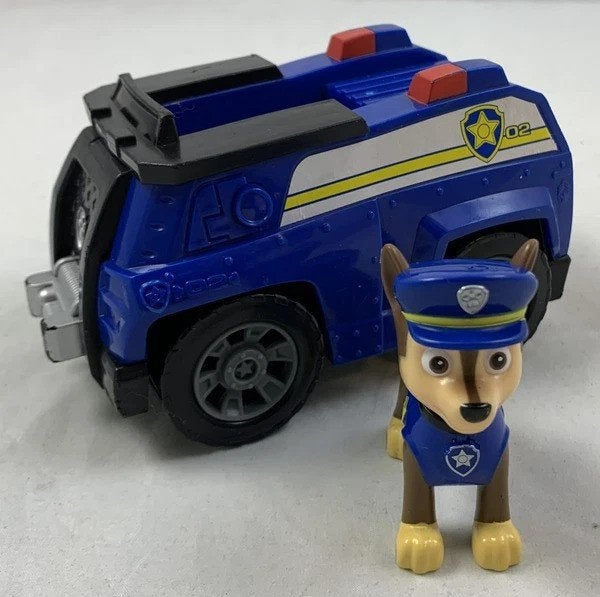 PAW Patrol Chase politieauto voertuig Spin Master pup figuur, Coolsingel 104, 3011 AG Rotterdam, Netherlands, Verzenden, Zo goed als nieuw