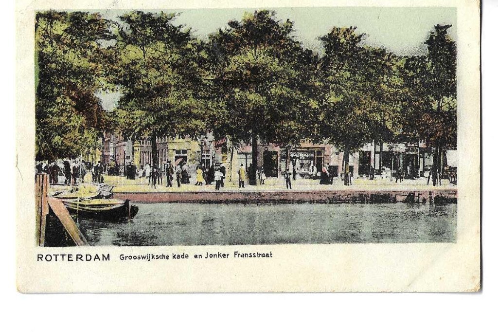 rotterdam  jonker fransstraat  crooswijk  1908?, Verzamelen, Verzenden, Voor 1920, Gelopen, Zuid-Holland