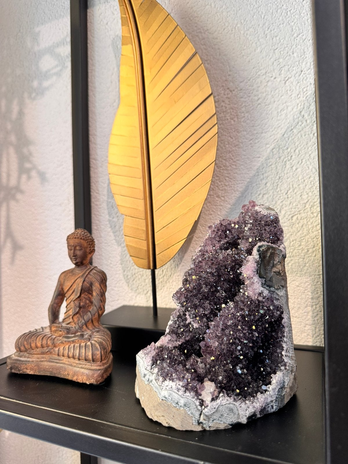 Amethist Geode Cut Base Uruguay 1,34KG, Ophalen
