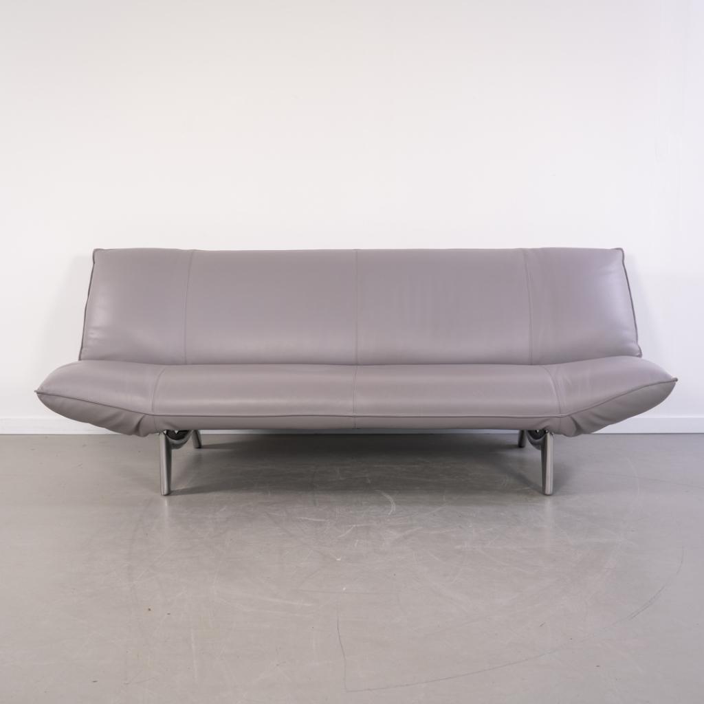 ACTIE!! 1x Leolux Tango 3-zits/223cm Bank Grijs - Gepolijst, Huis en Inrichting, Banken | Bankstellen, Niet ingevuld, Niet ingevuld
