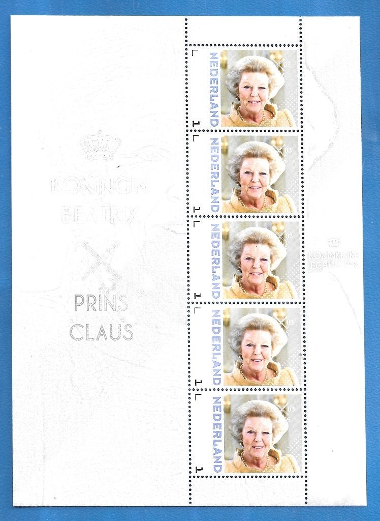 Postzegelvel Koninklijke Echtparen - Koningin Beatrix, Ophalen of Verzenden, Na 1940, Postfris