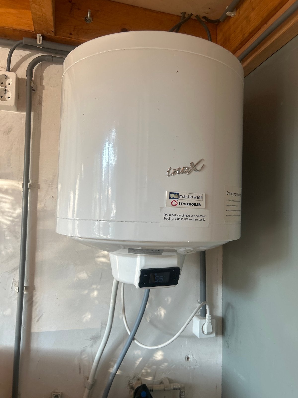 Masterwatt Inox Boiler - Zo goed als nieuw, 20 tot 100 liter, Aardgas, Boiler, Ophalen of Verzenden