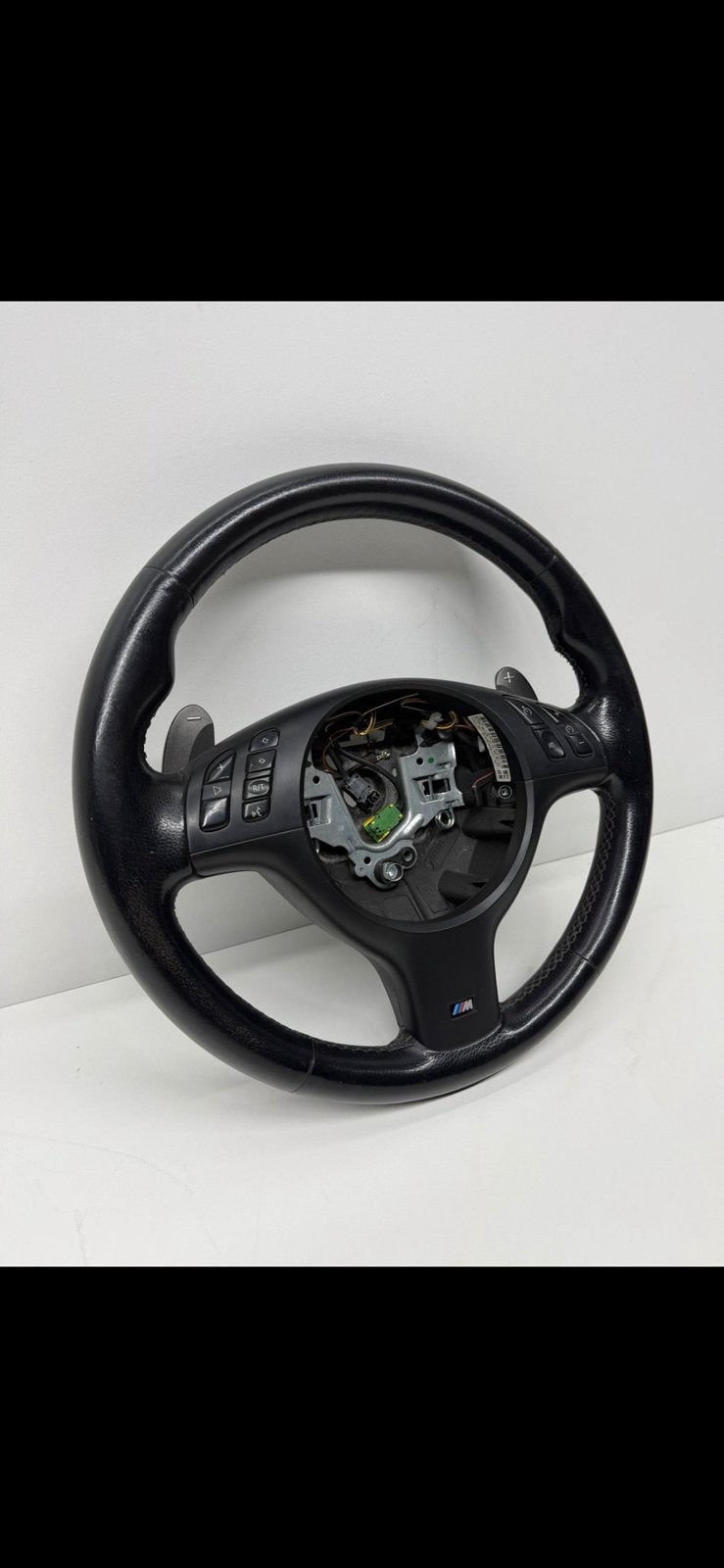 BMW M3 e46 SMG Lederen stuur + airbag, Auto-onderdelen, Ophalen of Verzenden, BMW