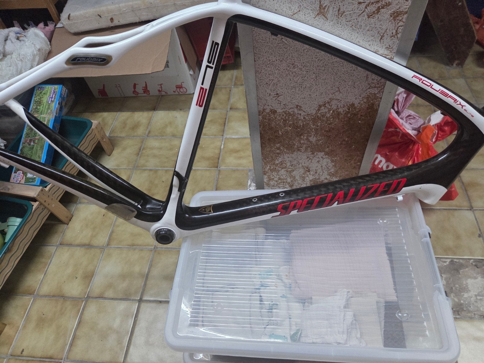 Specialized Roubaix SL2 racefiets frame carbon, Frame, Gebruikt, Racefiets, Carbon