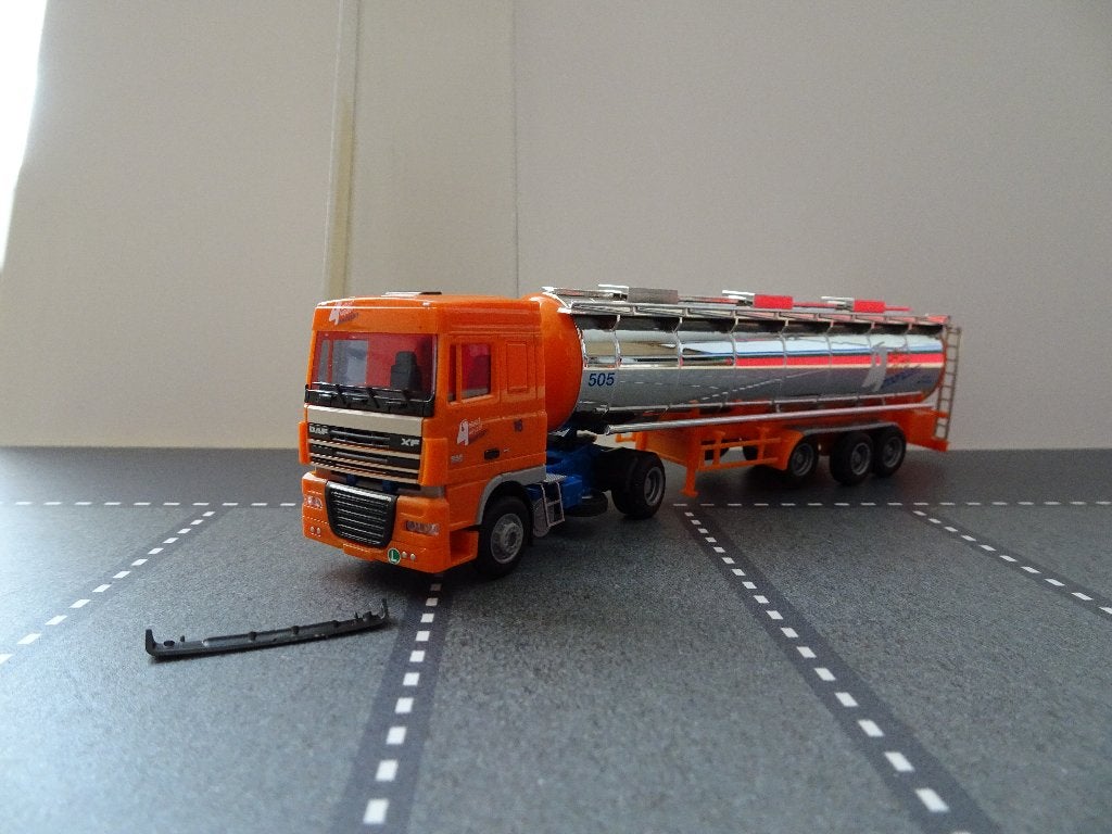 997 awm herpa daf albert keijzer 1 as los oplegger 1:87 truc, Ophalen of Verzenden, Zo goed als nieuw, Bus of Vrachtwagen, AWM