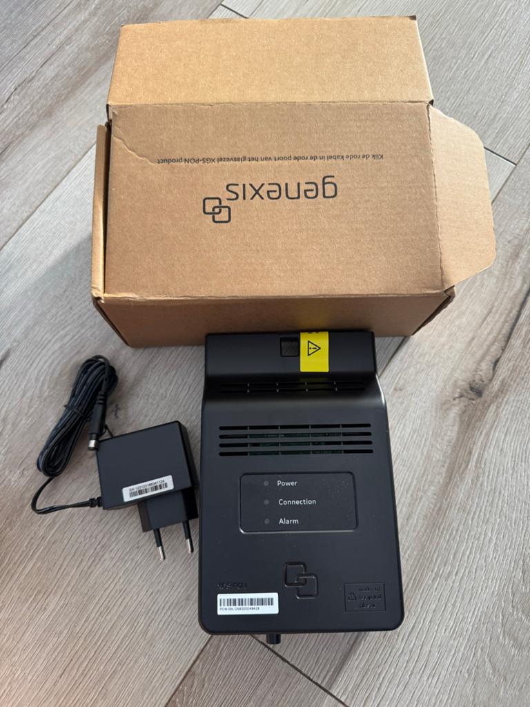 Genexis XGS2110 Glasvezel Modem Nieuw, Ophalen of Verzenden, Zo goed als nieuw, Router met modem
