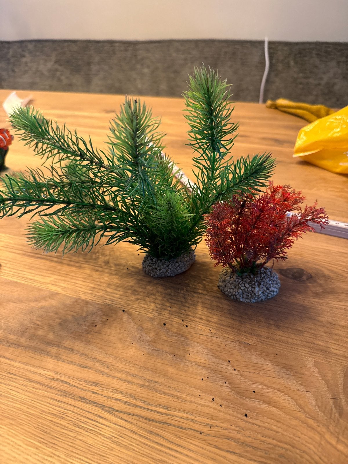 Planten plastic voor aquarium, Ophalen of Verzenden, Plant(en), Steen of Hout