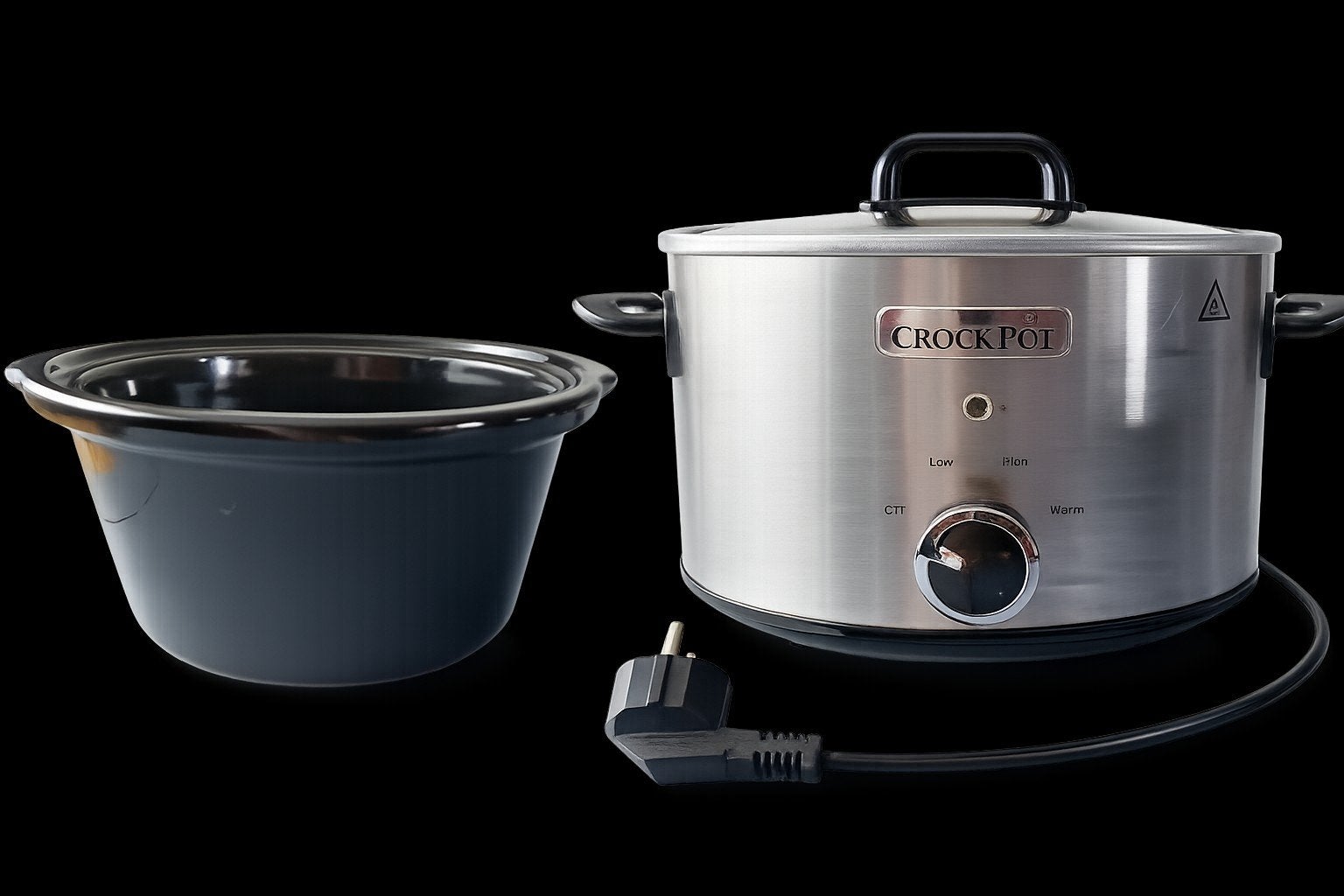 Crock-Pot Slowcooker - 3.5L - Zilver/Zwart, Ophalen