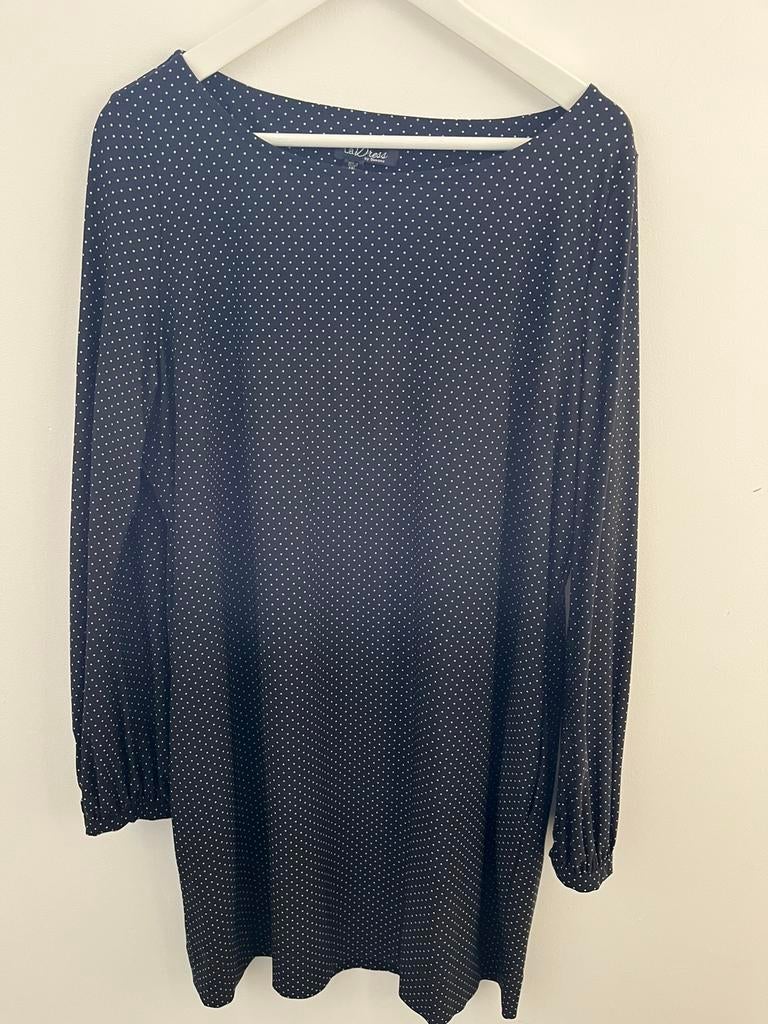 Ladress jurk/ tuniek, Zwart, Maat 46/48 (XL) of groter, Ophalen of Verzenden, Zo goed als nieuw