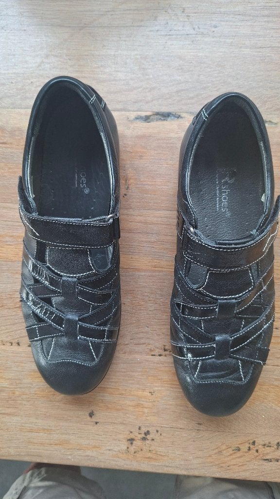 Dames schoen, Durea, Zwart, Zo goed als nieuw, Wandelschoenen