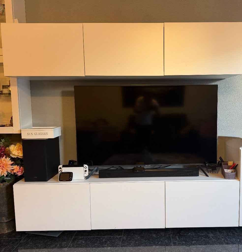 TV meubel on Sale, Huis en Inrichting, Kasten | Televisiemeubels, Ophalen, 150 tot 200 cm, Zo goed als nieuw, Minder dan 100 cm