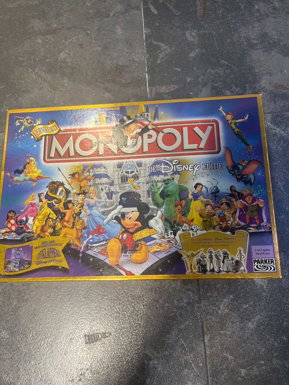 Monopoly Disney Editie Bordspel - Compleet en Zo Goed als Ni, Een of twee spelers, Ophalen of Verzenden, Zo goed als nieuw