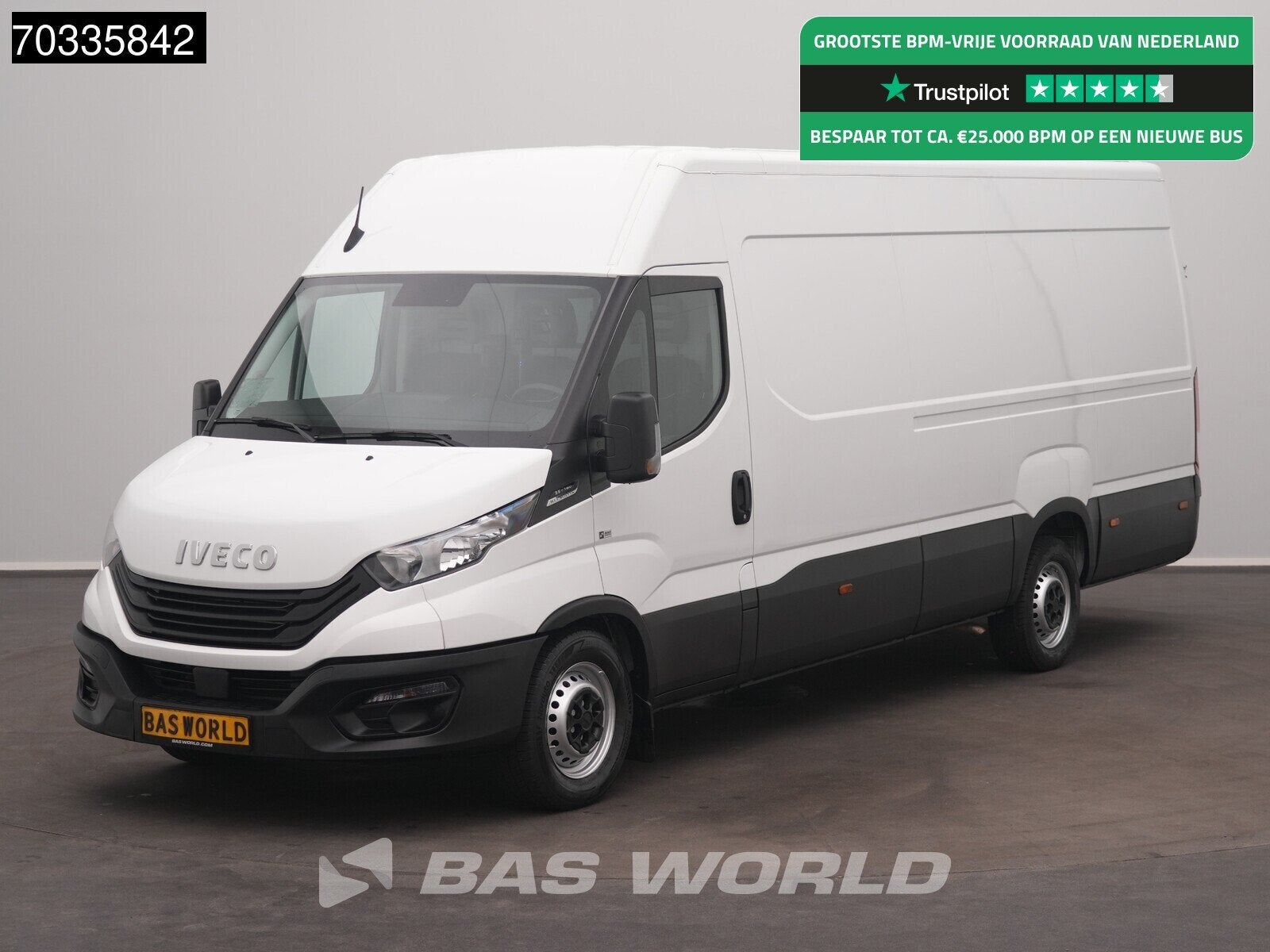 Iveco Daily 35S16 Automaat 160PK L3H2 AC/Climate Camera Park, Auto's, Automaat, Stof, Gebruikt, Euro 6