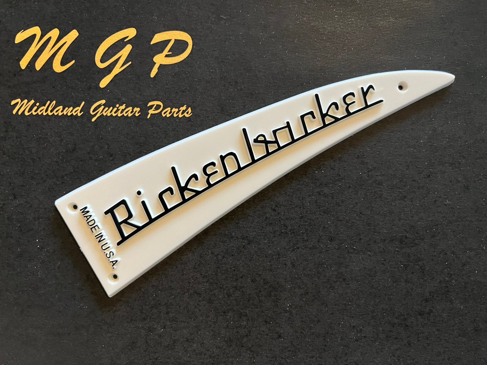 Witte aftermarket trussrod cover voor Rickenbacker 330/360, Ophalen of Verzenden, Nieuw, Elektrische gitaar