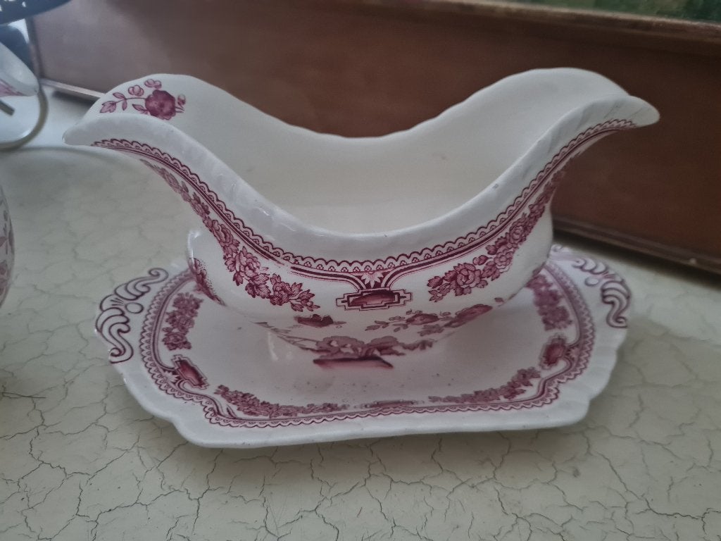 Antieke sauciere, Ophalen of Verzenden