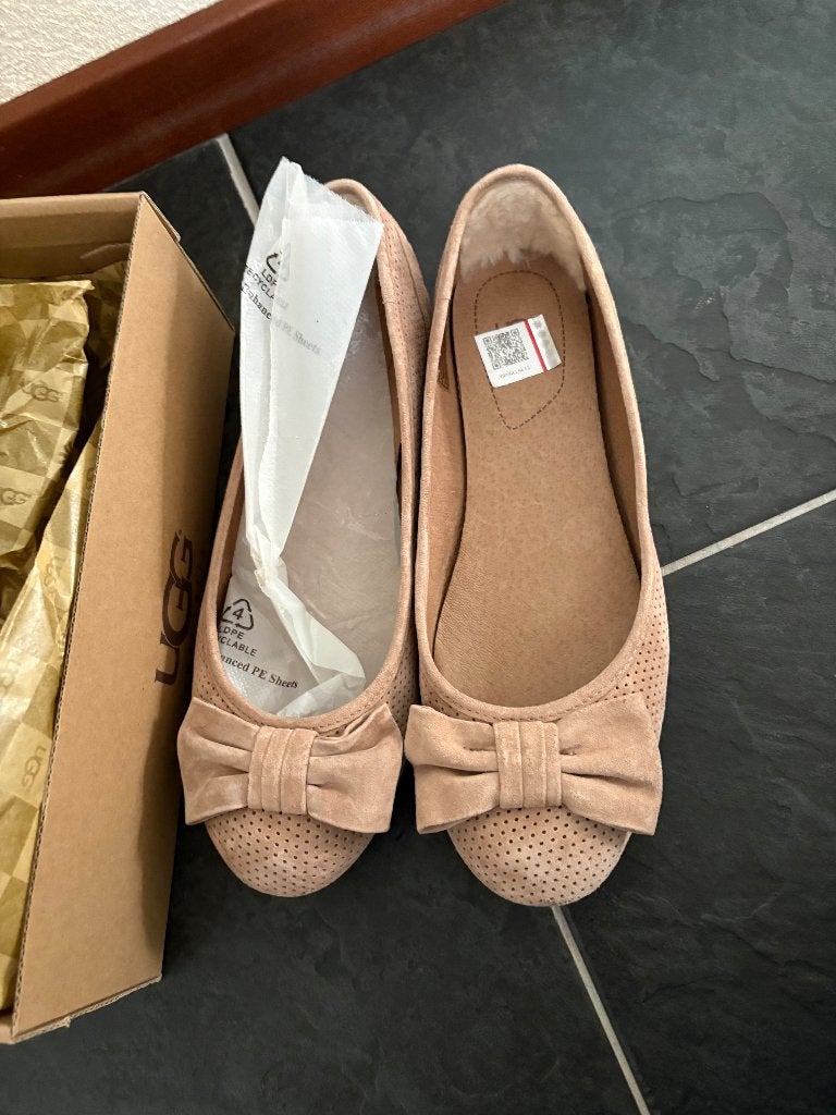 Ugg uggs ballerina's maat 40 (maat 9) NIEUW in doos €79,-, Kleding | Dames, UGG, Nieuw, Ballerina's, Ophalen of Verzenden