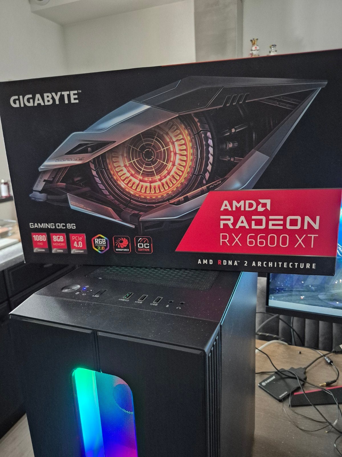 High Performance Pc R7 5700 RX6600XT 32GB Int 4TB Opslag., Ophalen, Asus, 32 GB, Virtual Reality