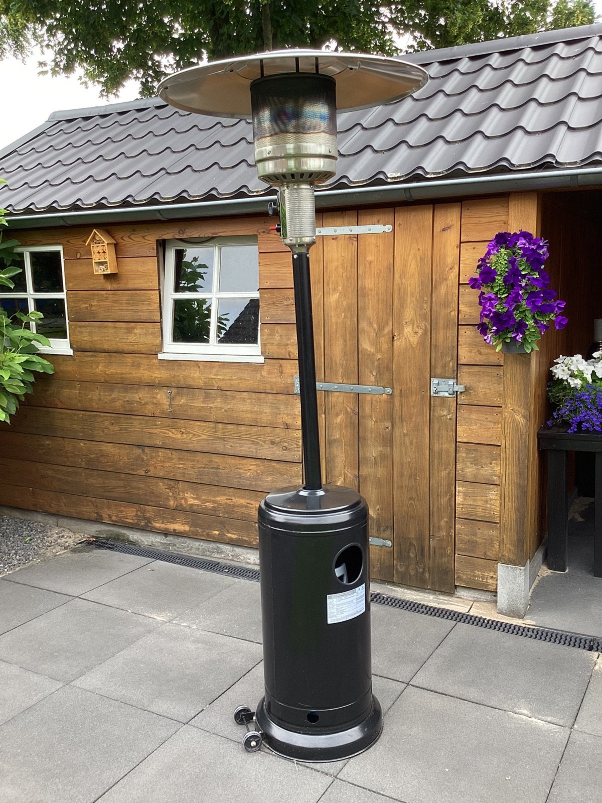 Terras heater, Tuin en Terras, Ophalen, Zo goed als nieuw