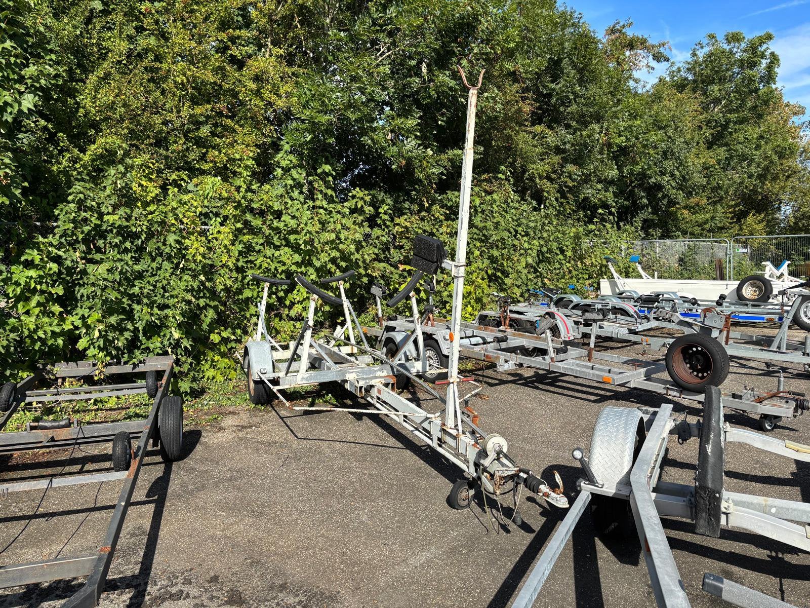Geremde trailer voor o.a. Kolibri 560, Watersport en Boten, Ophalen, Minder dan 1500 kg, Gebruikt, Minder dan 6 meter