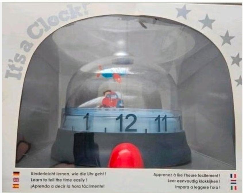 It's a Clock! Kinderklok om klokkijken te leren, Ophalen, Nieuw, Elektronica