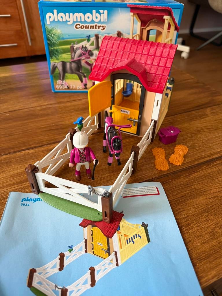 PLAYMOBIL Country Arabier met paardenbox - 6934, Ophalen of Verzenden, Gebruikt