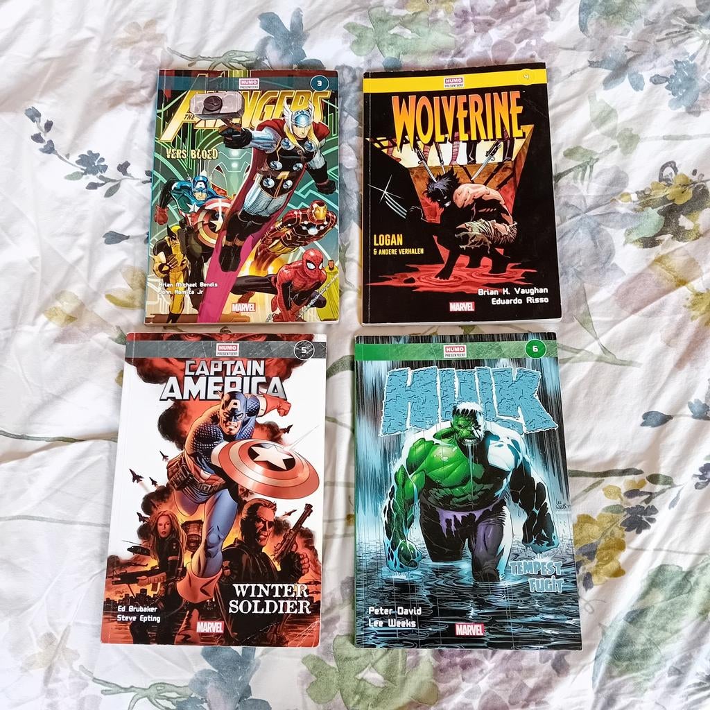Avengers Hulk Wolverine Captain America, Eén stripboek, Ophalen of Verzenden, Gelezen