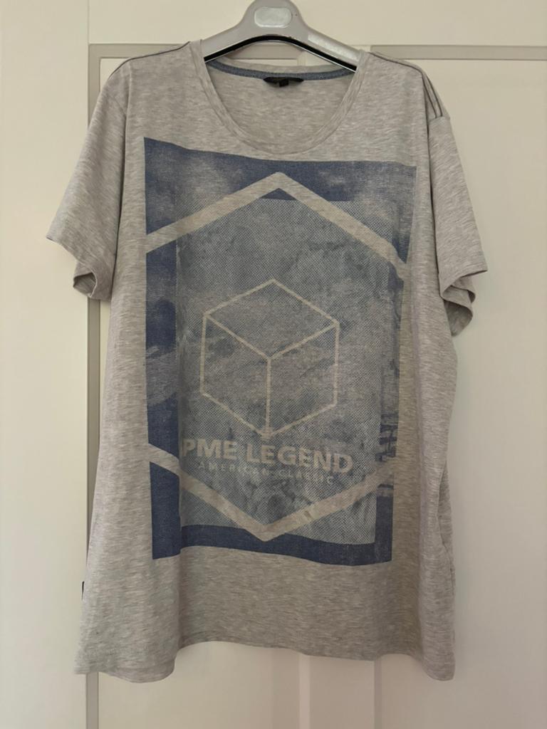 PME Legend T-shirt met print - Maat L, Ophalen of Verzenden, Zo goed als nieuw, Overige maten, Grijs