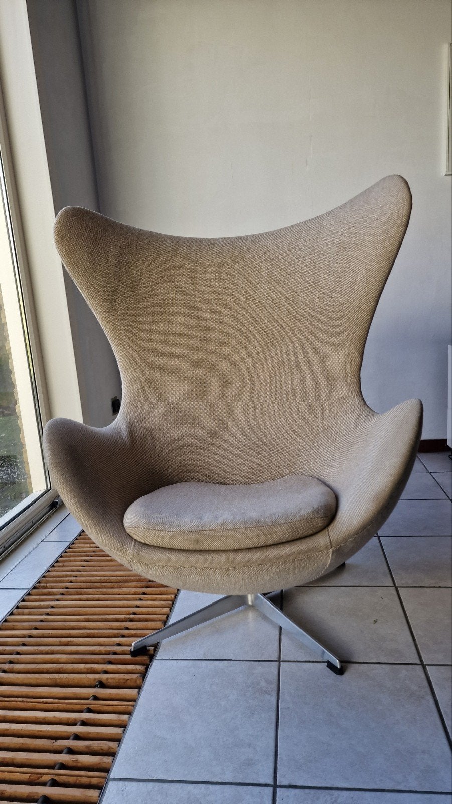 Originele Egg Chair van Arne Jacobsen voor Fritz Hansen, Ophalen of Verzenden