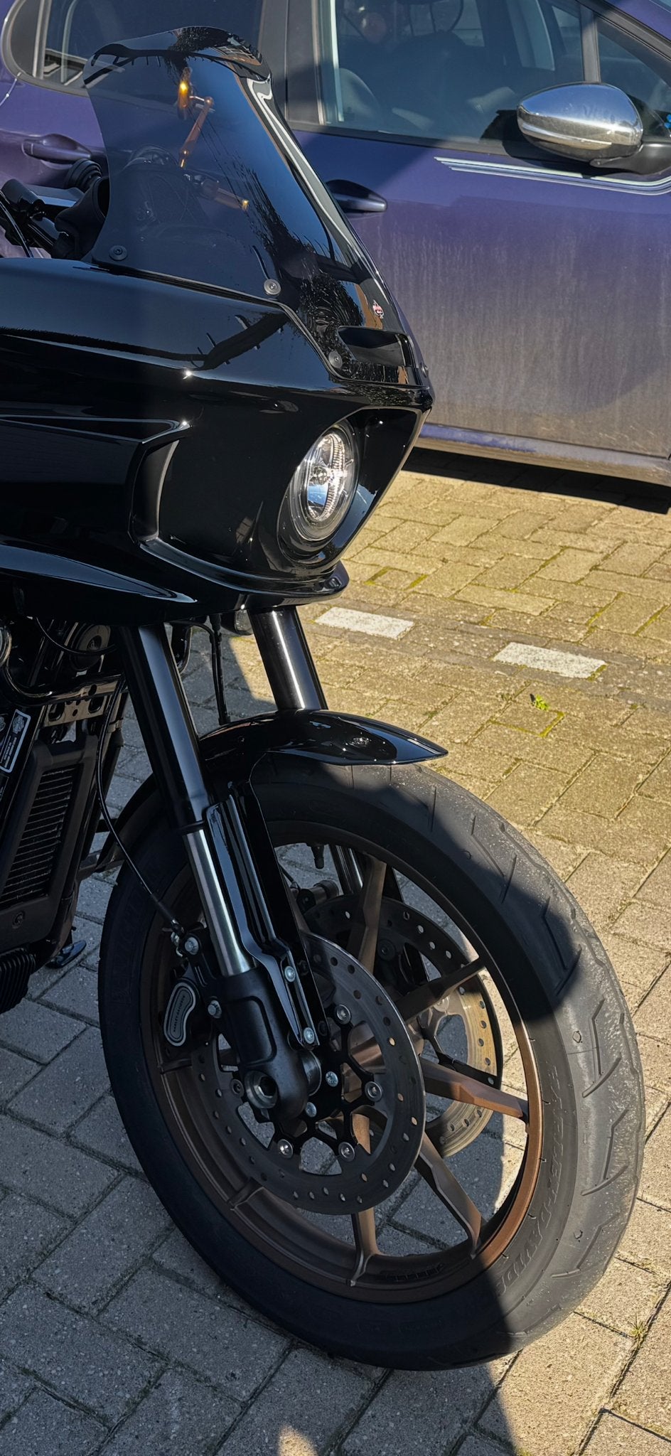 Harley Davidson Lowrider ST Velgen - incl. Banden/schijven, Ophalen, Gebruikt