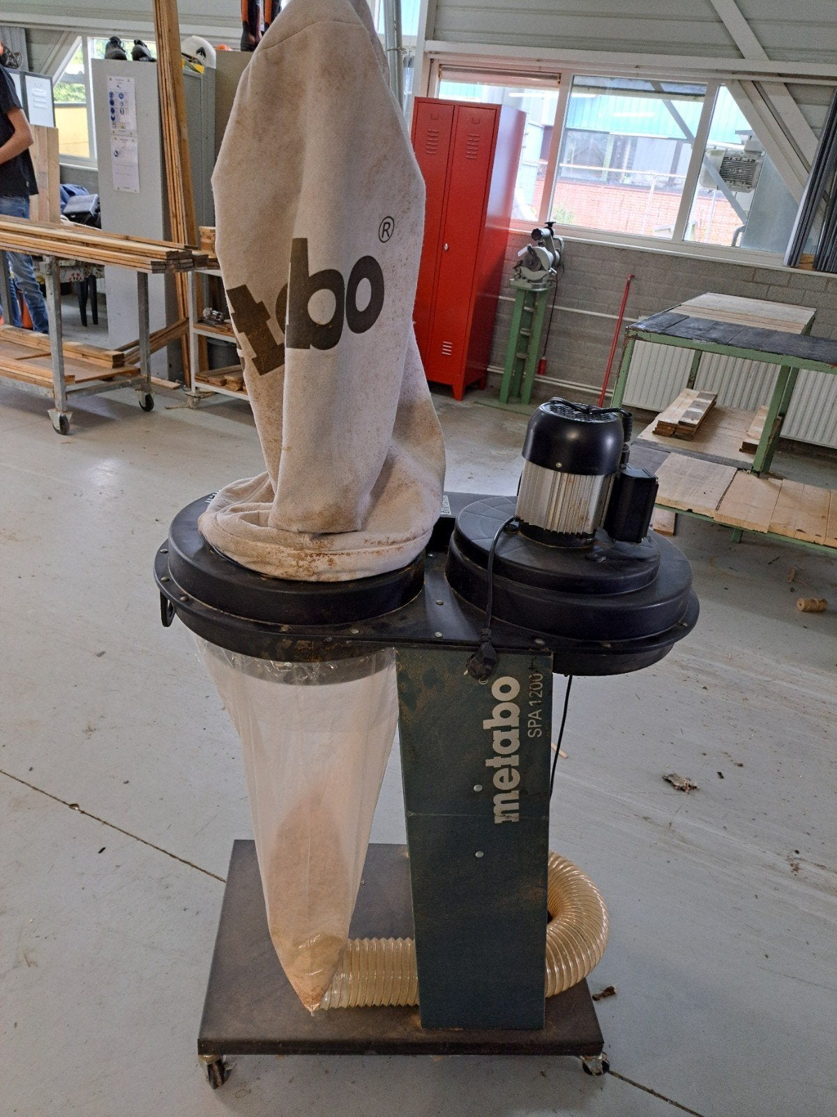 Metabo SPA 1200 Afzuiger voor houtbewerking, Ophalen of Verzenden, Gebruikt, Afzuiger