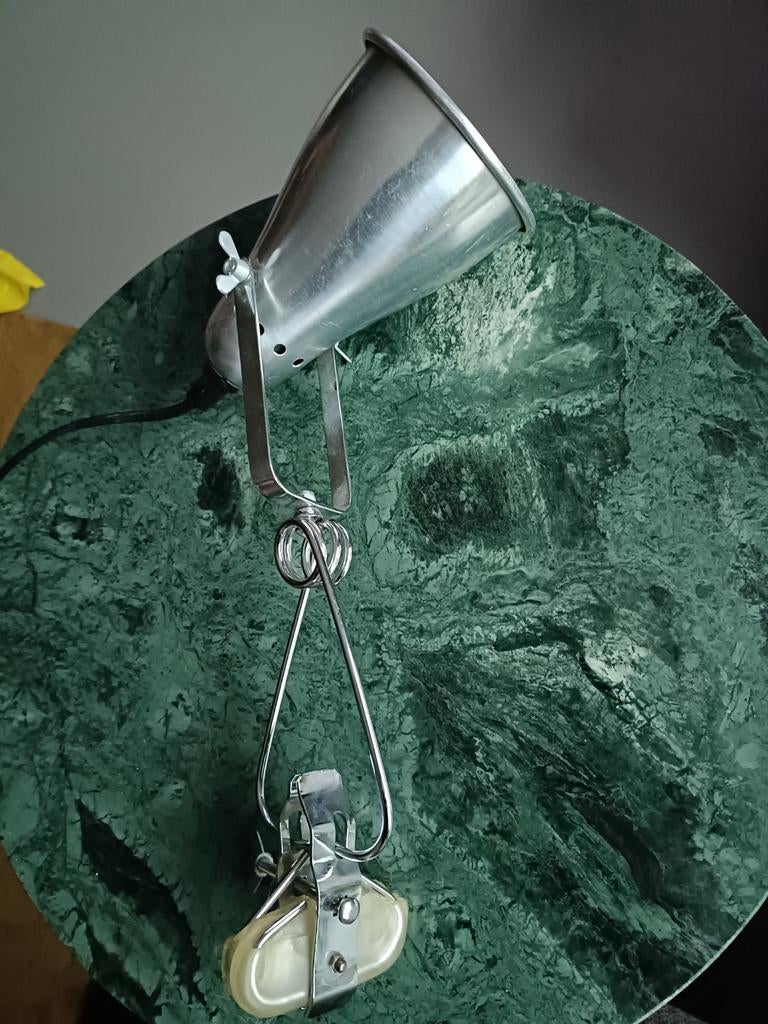 IKEA NÄVLINGE LED Klemspot/Wandlamp - Zilver, Led-lamp, Overige fittingen, Ophalen of Verzenden, Zo goed als nieuw