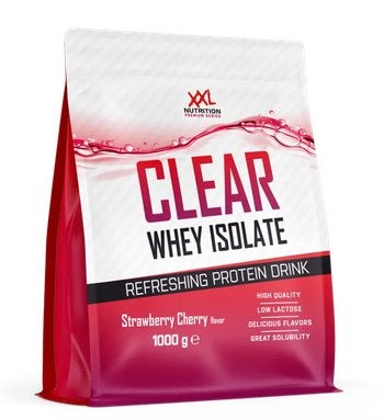 XXL nutrition Clear Whey Isolate strawberry en green, Ophalen of Verzenden, Zo goed als nieuw, Poeder of Drank