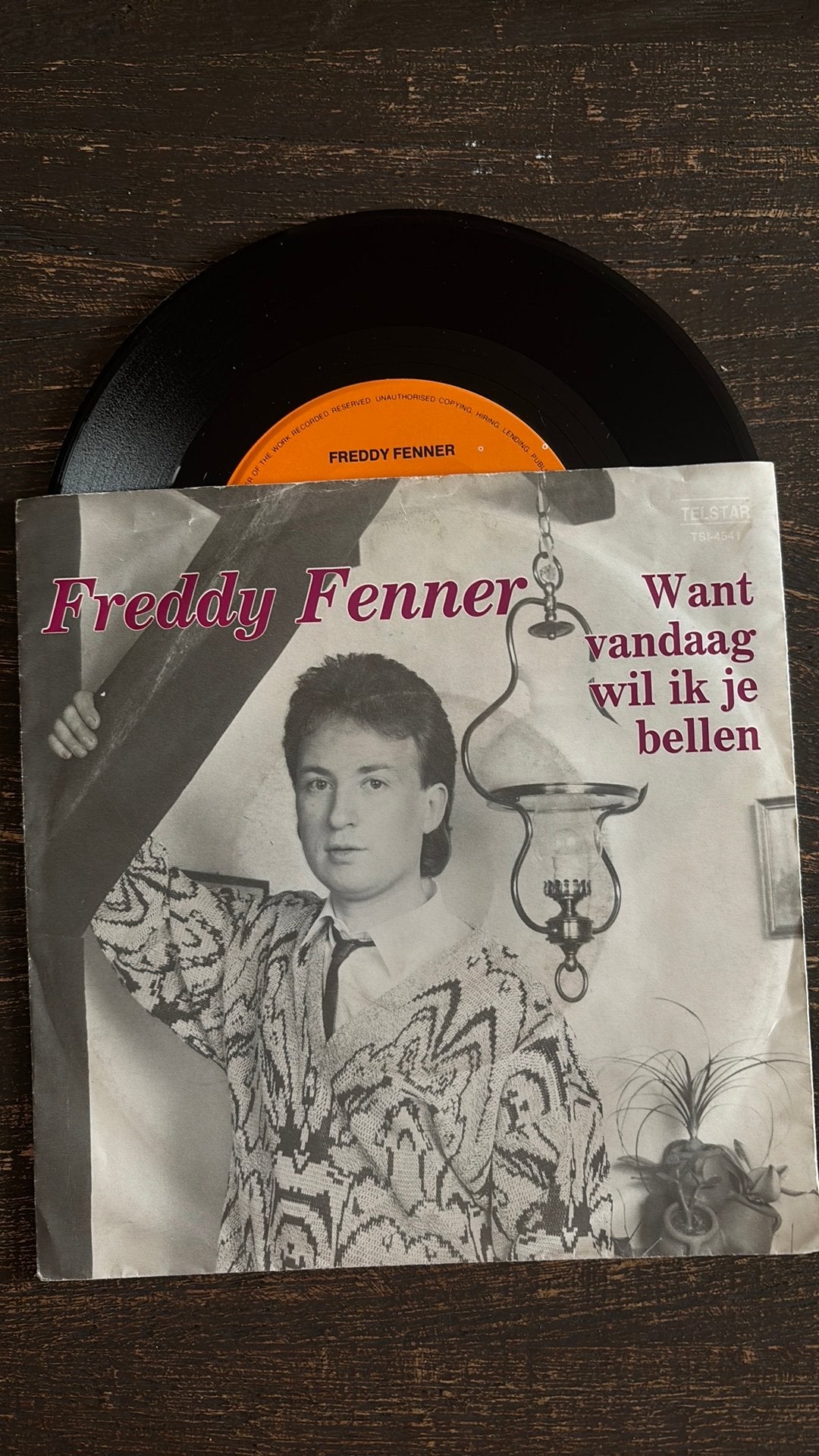Freddy Fenner - Want vandaag wil ik je bellen, Ophalen of Verzenden, Zo goed als nieuw, Nederlandstalig