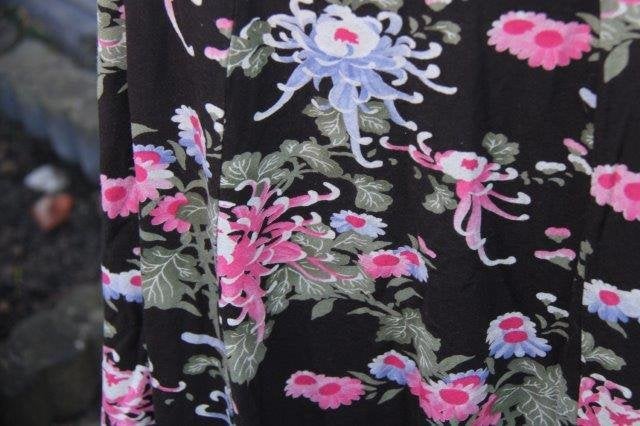 Rok bruin/roze/groen King Louie mt L Vaste prijs, Kleding | Dames, Bruin, Maat 42/44 (L), Ophalen of Verzenden, Zo goed als nieuw