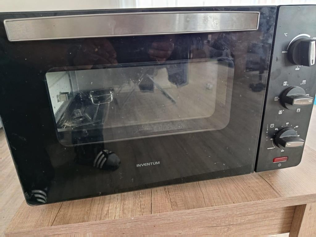 Inventum heteluchtoven te koop, Ophalen, Zo goed als nieuw, Minder dan 45 cm