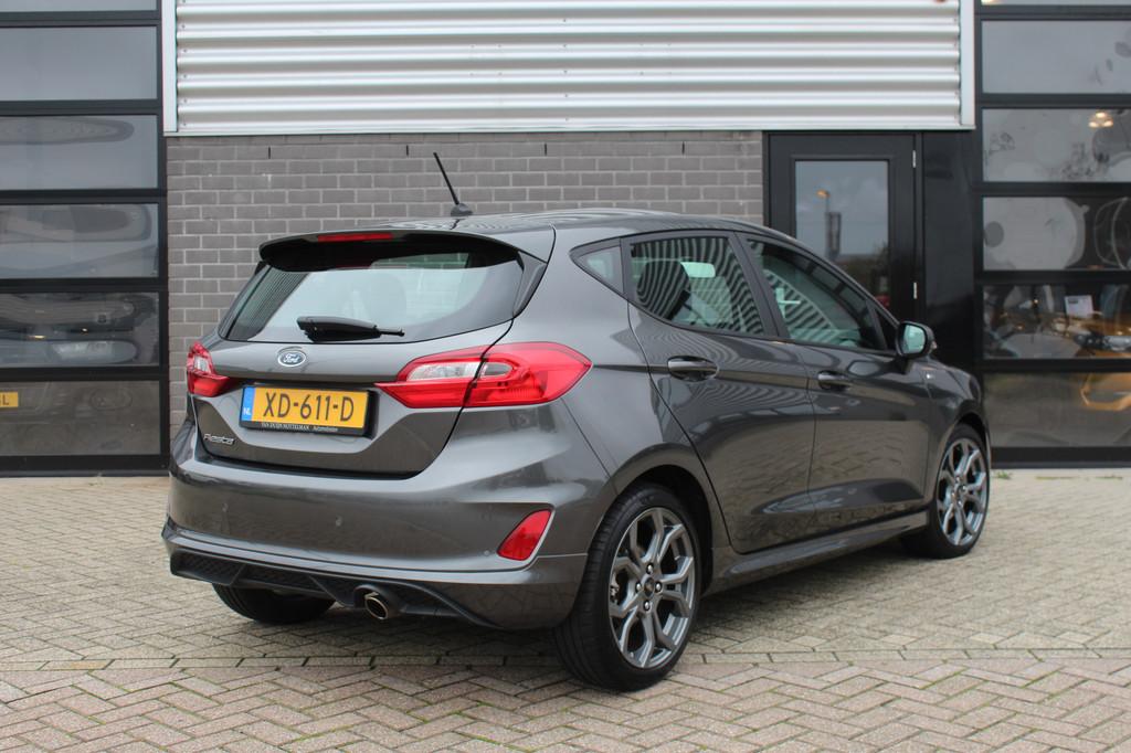 Ford Fiesta 1.0 EcoBoost ST-Line / Carplay / PDC / N.A.P., Voorwielaandrijving, Gebruikt, Lichtsensor, Met garantie (alle)
