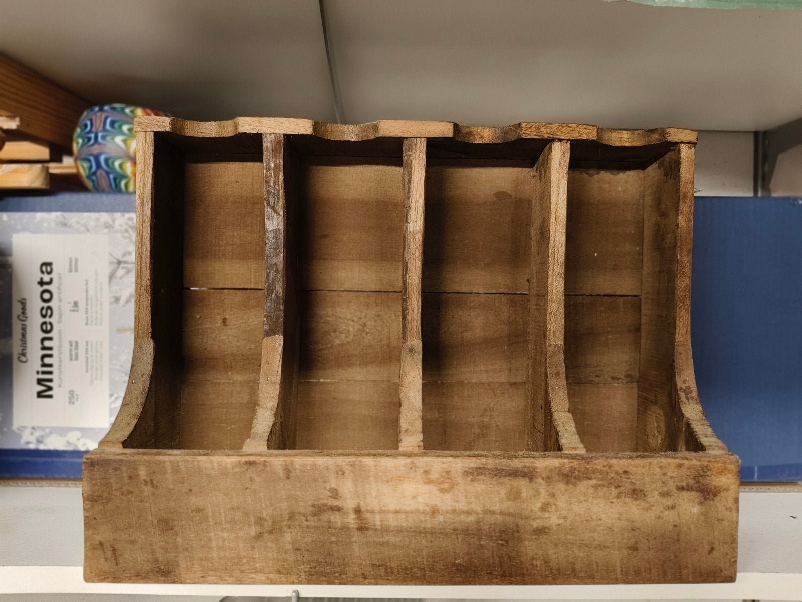 Vintage houten grutterbak., Antiek en Kunst, Ophalen of Verzenden