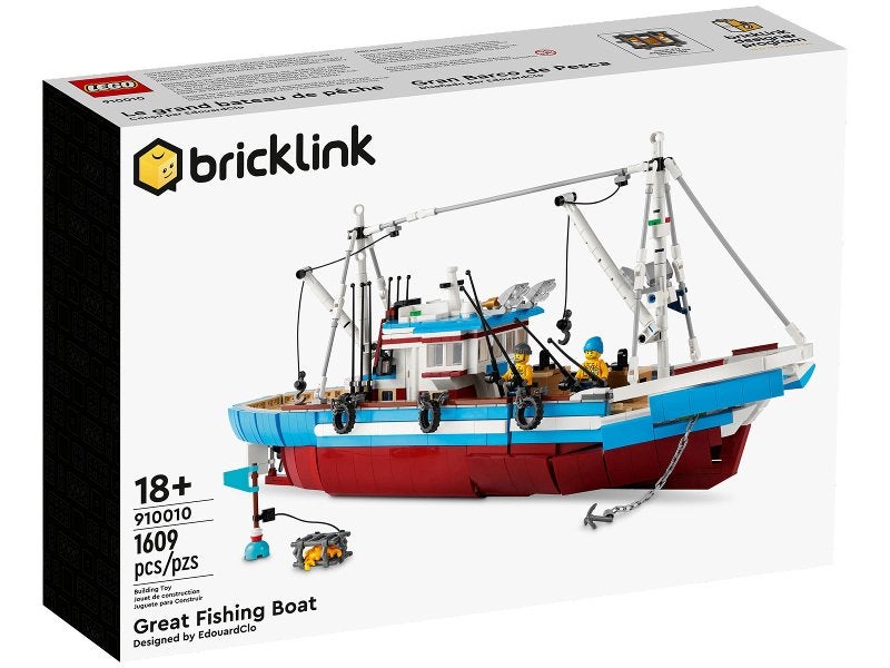 Lego Bricklink Great Fishing Boat nr 910010, Lego, Lego, Overige thema's, Lego