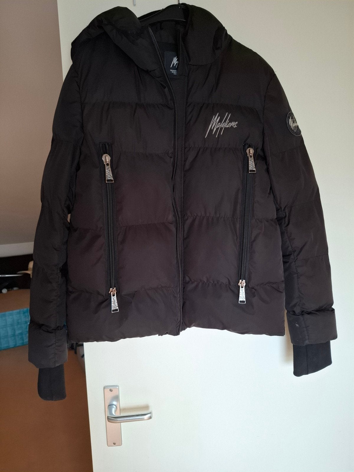 winter jas, Ophalen, Gedragen, Maat 46 (S) of kleiner, Zwart