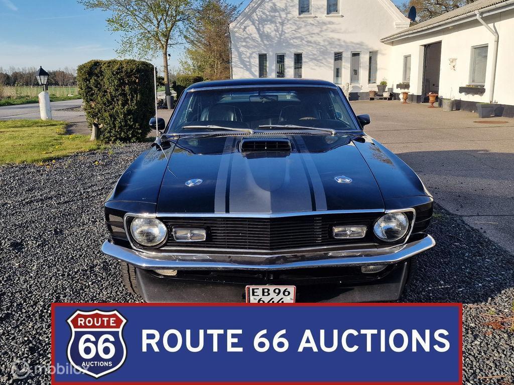 Ford Mustang Mach 1 | 1970 | Route 66 Auctions, Auto's, Overige carrosserieën, Zwart, Bedrijf, Handgeschakeld